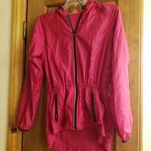 Pink wind coat